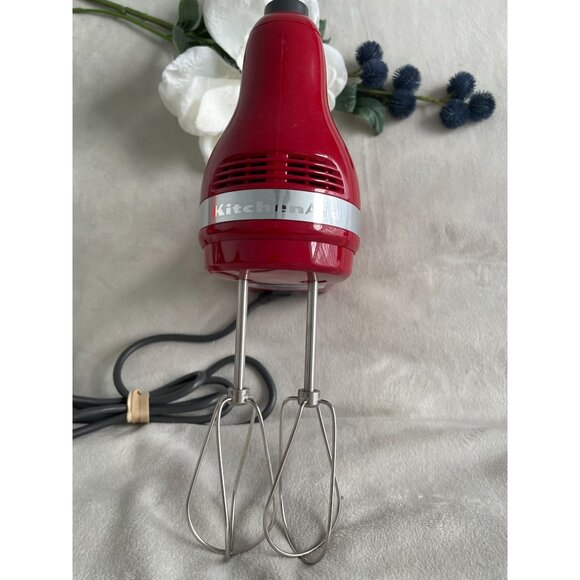 KitchenAid 3-Speed Hand Mixer With Stainless Steel Beaters - Picture 1 of 4